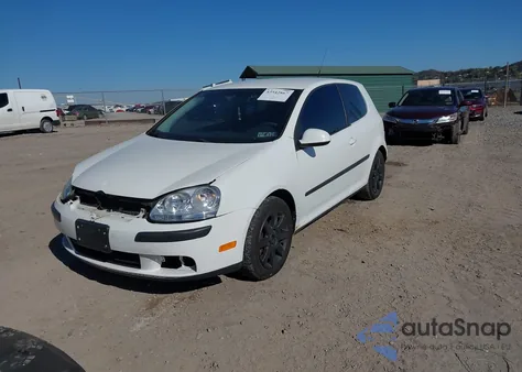 2007 Volkswagen Rabbit 2-Door из США, поврежденный, VIN WVWBS71K37W114240